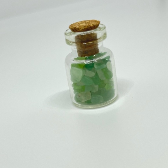 Green Aventurine Crystal Jar- Financial Prosperity, Abundance, Money Magnet - Picture 3 of 6